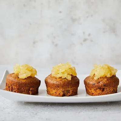 Sticky Toffee Apple Pudding with reduced sugar and added fruit