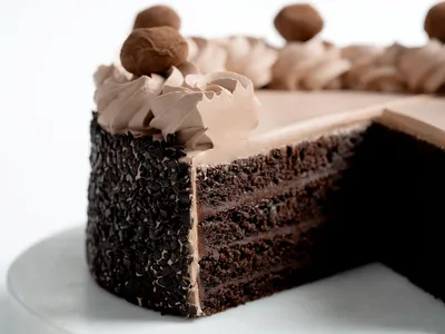 Satin Crème Cake Chocolate