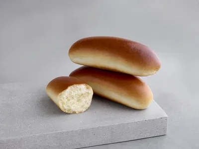 Sustainable plant-based brioche finger rolls