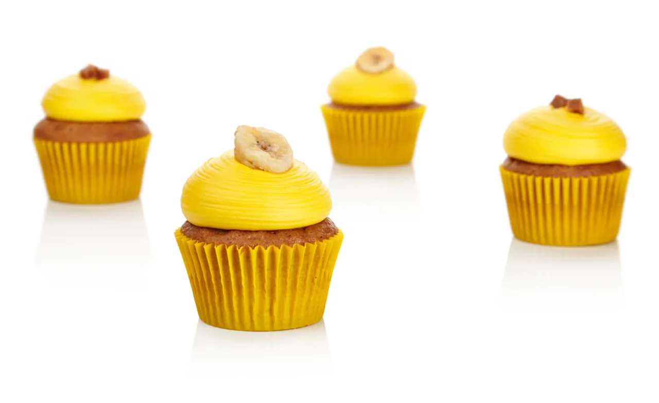 Toffee Banana Cupcakes - Puratos
