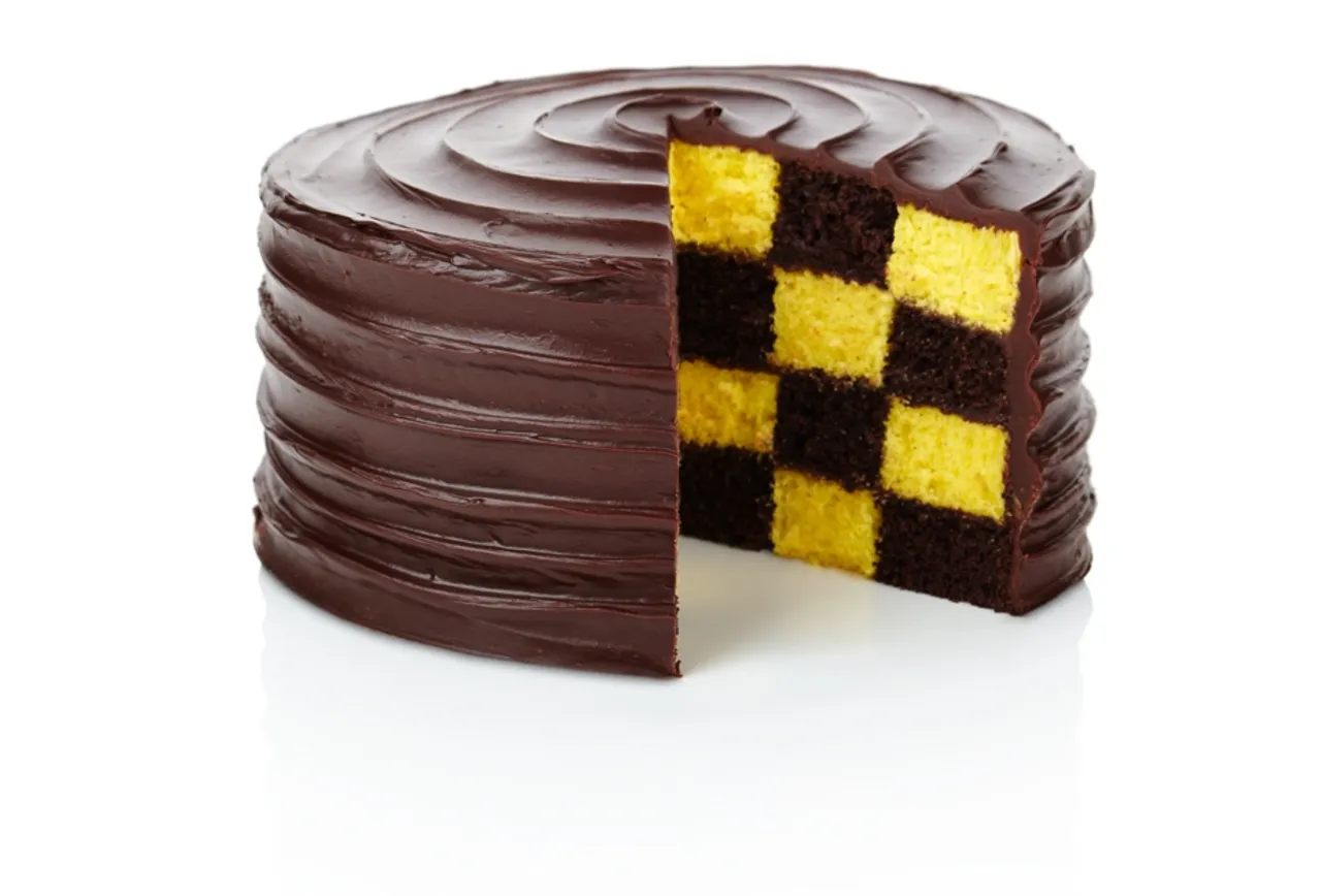 Checkerboard Cake - Puratos