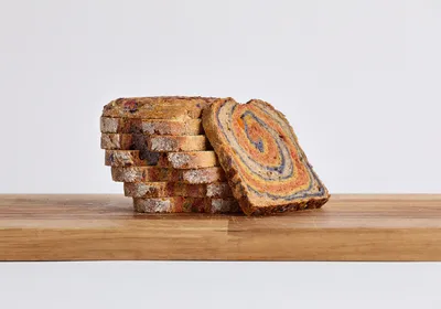50/50 Rainbow Veg Toast Bread - Taste Tomorrow 2024
